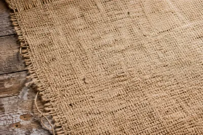 Rustic Burlap Jute Fabric Background Texture