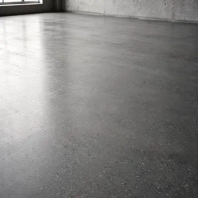 Polished Industrial Cement Floor Background