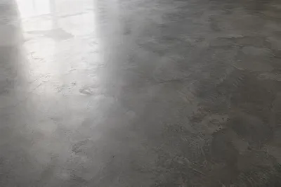 Polished Industrial Grey Cement Floor Background
