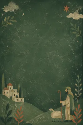 Blank Dark Green Chalkboard Texture Background