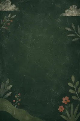 Blank Dark Green Chalkboard Texture Background
