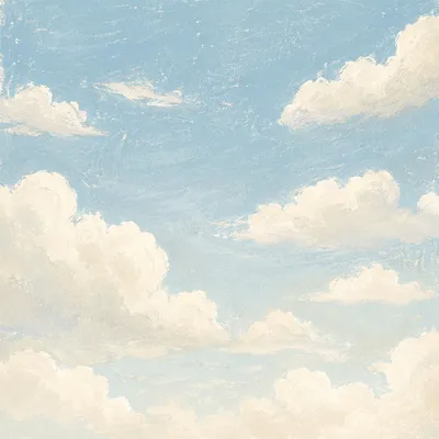 Peaceful Soft Blue Cloud Sky Background