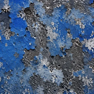 Weathered Blue Concrete Grunge Wall Texture