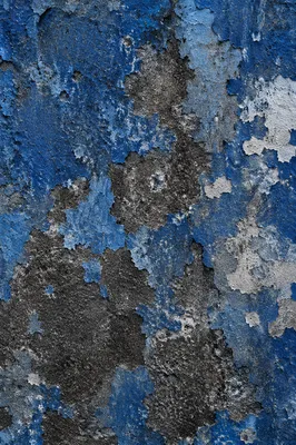Weathered Blue Concrete Grunge Wall Texture