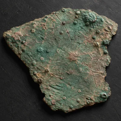 Aged Copper Verdigris Patina Texture