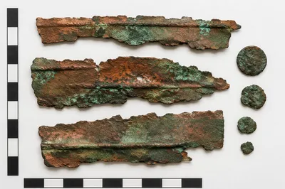 Aged Copper Patina Texture Background