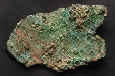 Aged Copper Verdigris Macro Texture