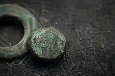 Aged Copper Verdigris Patina Texture