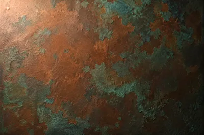 Aged Copper Patina Green Texture Background