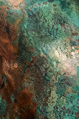 Aged Copper Patina Green Texture Background