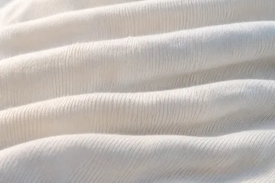 Soft White Cotton Fold Texture Background