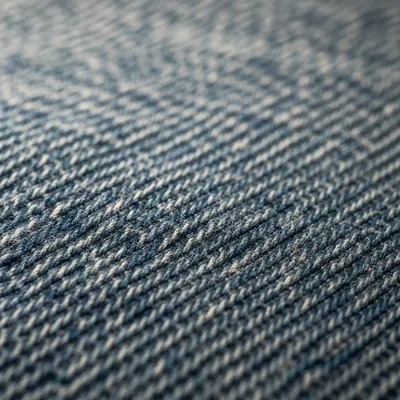 Macro Blue Denim Twill Texture Background