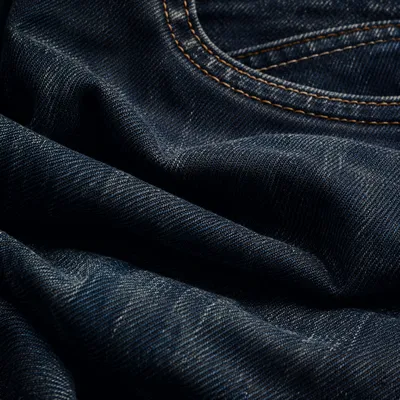 Dark Indigo Denim Texture Background