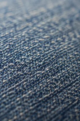 Blue Denim Twill Macro Texture Background
