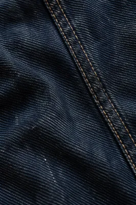Dark Indigo Denim Texture Background