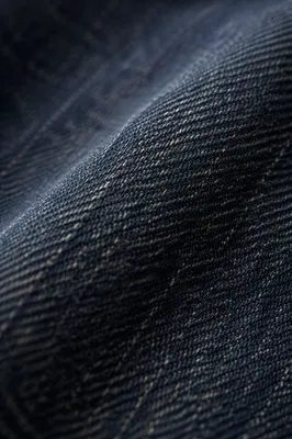 Dark Indigo Denim Texture Background
