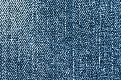 Macro Blue Denim Twill Fabric Texture