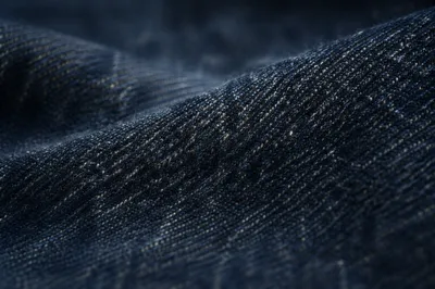 Dark Indigo Denim Texture Background