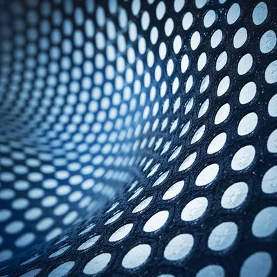 Cool Blue Halftone Mesh Texture Background