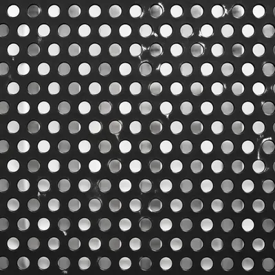 Retro Halftone Perforated Metal Background