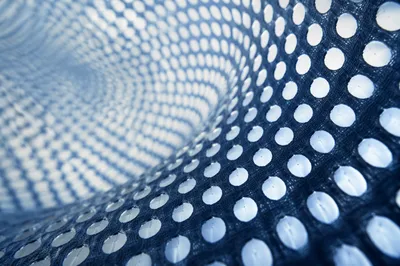 Retro Halftone Perforated Mesh Background