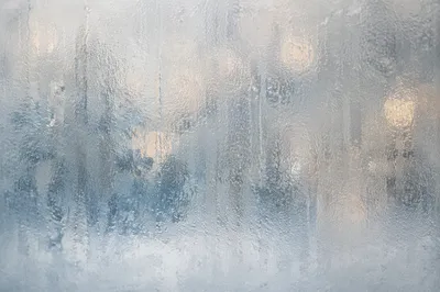 Frosted Glass Background with Blurred Light