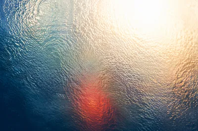 Frosted Glass Texture with Blurred Light