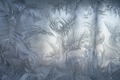 Frosted Glass Winter Light Texture