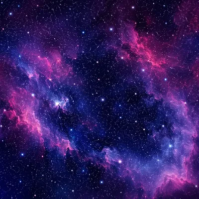Purple Blue Galaxy Nebula Starfield Background