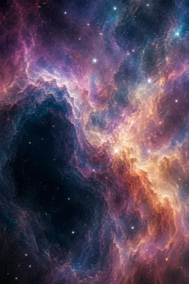 Purple Blue Galaxy Nebula Star Background
