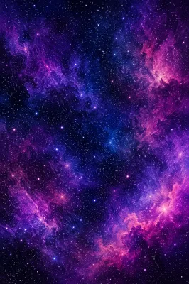Purple Blue Galaxy Nebula Star Background