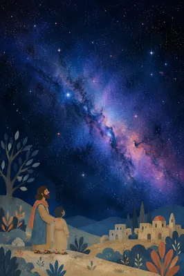 Purple Blue Galaxy Nebula Star Background