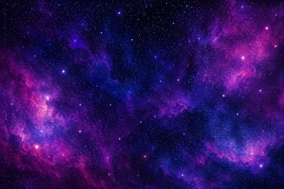 Purple Blue Galaxy Nebula Star Background