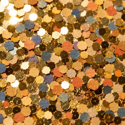 Festive Gold Glitter Confetti Texture