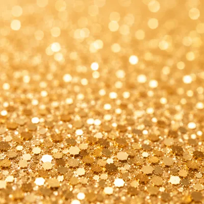 Golden Glitter Celebration Texture Background