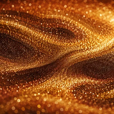 Golden Glitter Waves Festive Background Texture