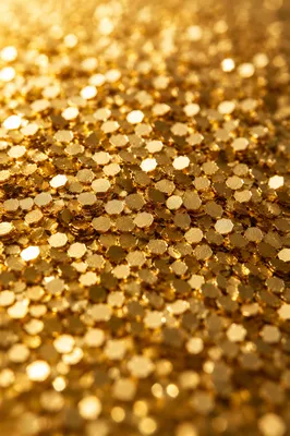 Golden Glitter Celebration Texture Background