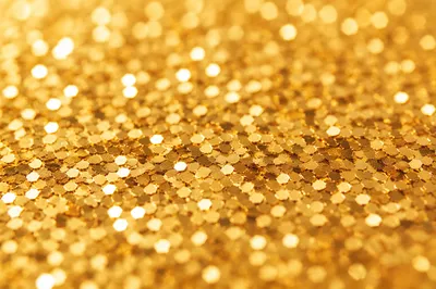 Golden Glitter Confetti Celebration Texture