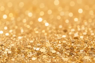 Golden Glitter Celebration Texture Background
