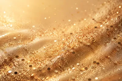 Elegant Gold Glitter Celebration Background