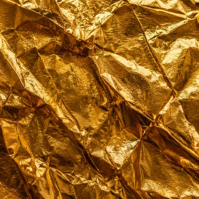 Luxury Crinkled Gold Foil Texture