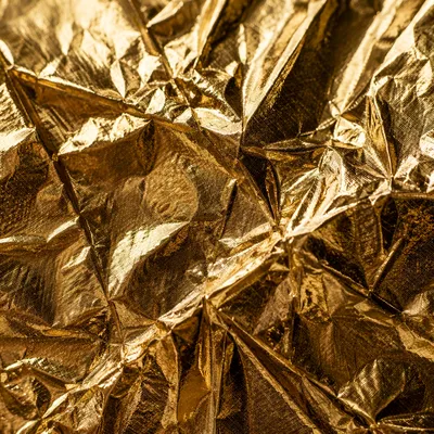 Crinkled Gold Foil Luxury Texture