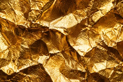 Crinkled Gold Foil Luxury Texture