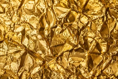 Crinkled Gold Foil Luxury Texture