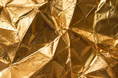 Crinkled Gold Foil Luxury Texture