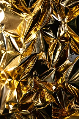 Luxury Crinkled Gold Foil Texture