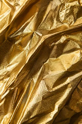 Crinkled Gold Foil Luxury Texture