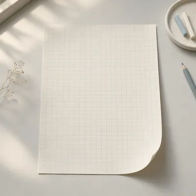 Minimal Grid Paper Desk Background