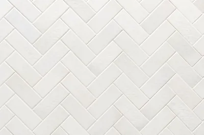 Modern White Herringbone Tile Texture
