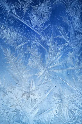 Delicate Winter Frost Crystal Glass Pattern